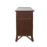 Pencil Rattan Six-Drawer Dresser