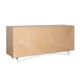 Swirl Rattan Console Table