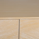 Swirl Rattan Console Table