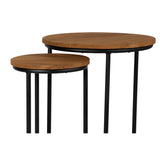 Quick Ship! Sunset Round Nesting Tables-Occasional Tables-David Francis