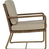 Ready To Ship - Bay Lounge Chair in Sunbrella Antique Beige