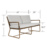 Bay Loveseat-Outdoor Loveseats-David Francis