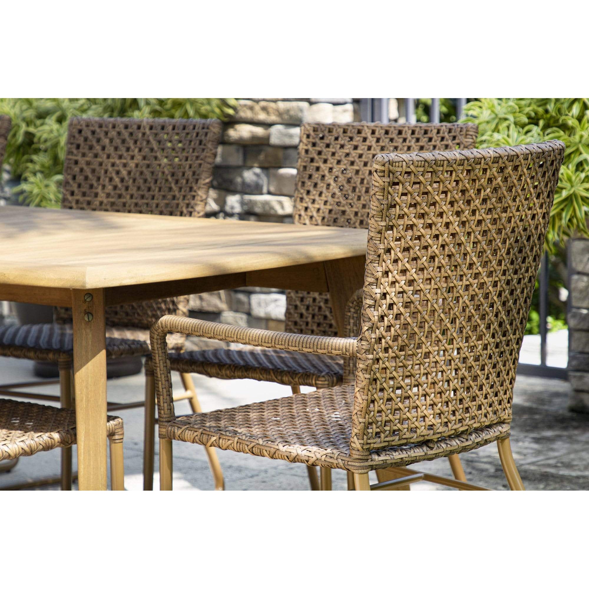 Quick Ship! Bay Armchair-Outdoor Dining Chairs-David Francis