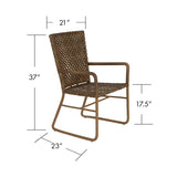 Quick Ship! Bay Armchair-Outdoor Dining Chairs-David Francis