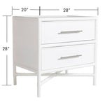 Verona Two-Drawer Nightstand-nightstands-David Francis