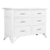 Pencil Rattan Six-Drawer Dresser-Chests & Dressers-David Francis