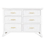 Pencil Rattan Six-Drawer Dresser-Chests & Dressers-David Francis