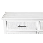 Pencil Rattan Six-Drawer Dresser-Chests & Dressers-David Francis