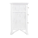 Pencil Rattan Six-Drawer Dresser-Chests & Dressers-David Francis