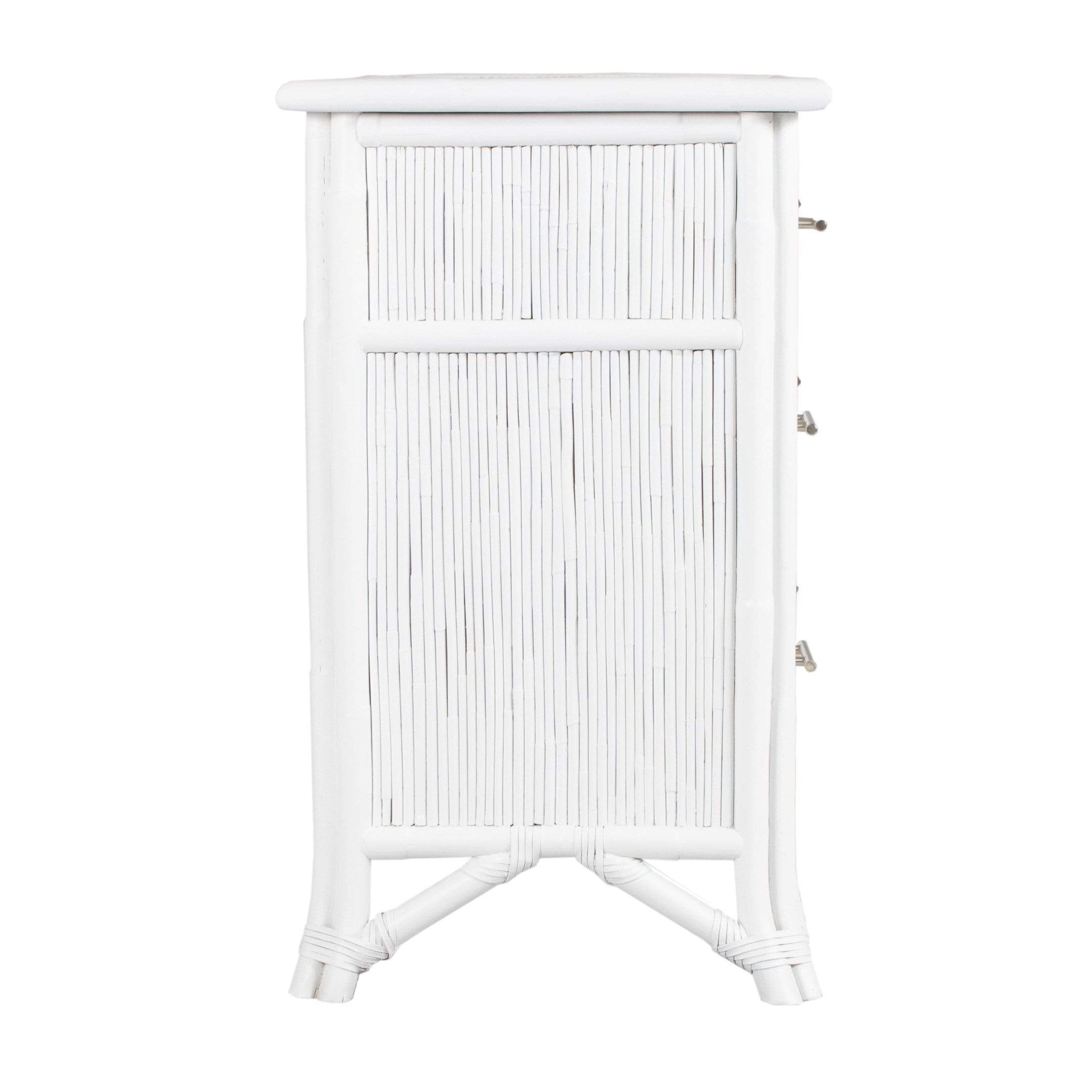 Pencil Rattan Six-Drawer Dresser-Chests & Dressers-David Francis