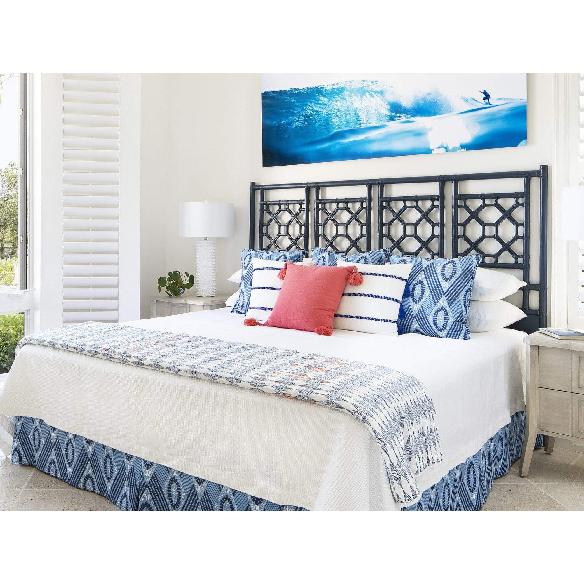 Lattice Back Headboard-Headboards-David Francis