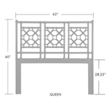 Lattice Back Headboard