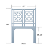 Lattice Back Headboard