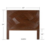 Swirl Rattan Headboard