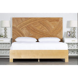 Swirl Rattan Headboard-Headboards-David Francis