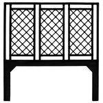 X & Diamond Headboard-Headboards-David Francis