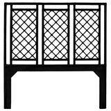 X & Diamond Headboard-Headboards-David Francis