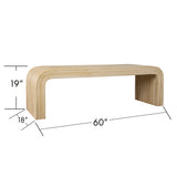 Ready To Ship - Bahia Bench in Bourbon