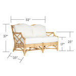 Chippendale Loveseat-Loveseats-David Francis