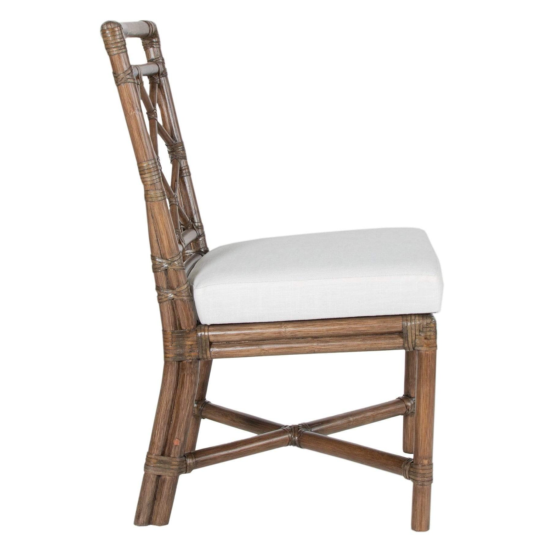 X & Diamond Side Chair - Contract-Dining Chairs-David Francis