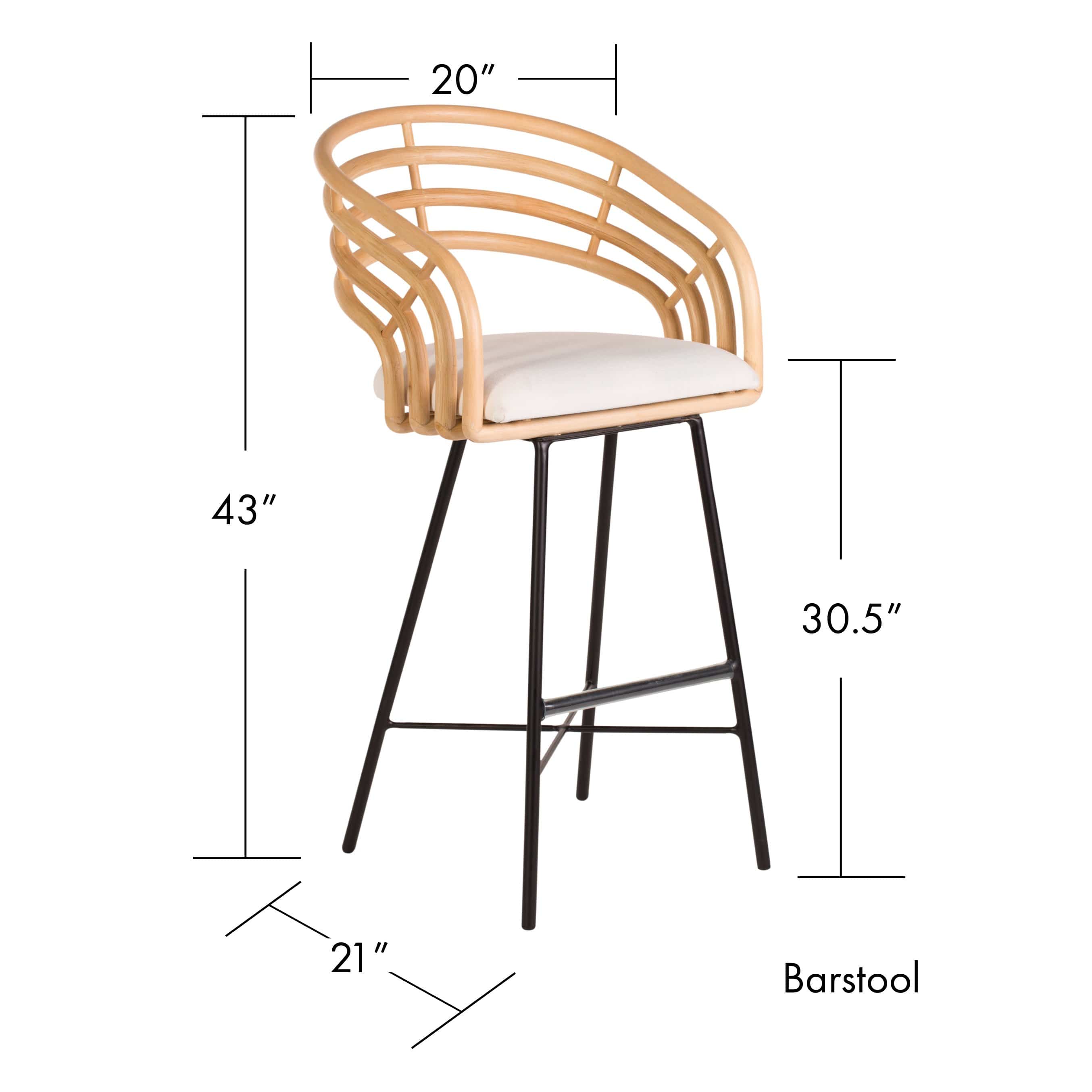 Madrid Stool-Barstools-David Francis