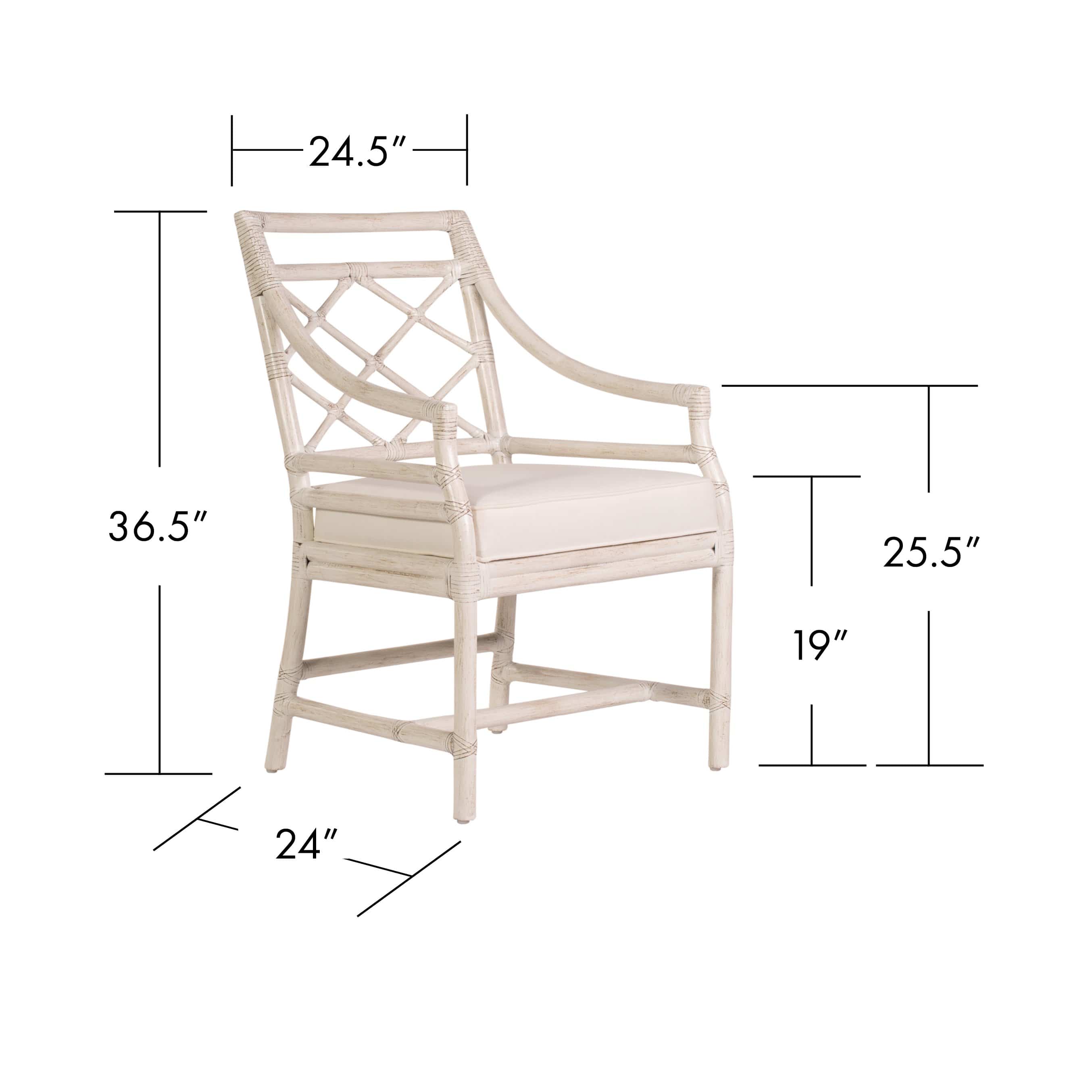 X & Diamond Armchair-Dining Chairs-David Francis