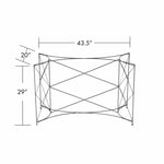 Quick Ship! Origami Table Base-Table Bases-David Francis