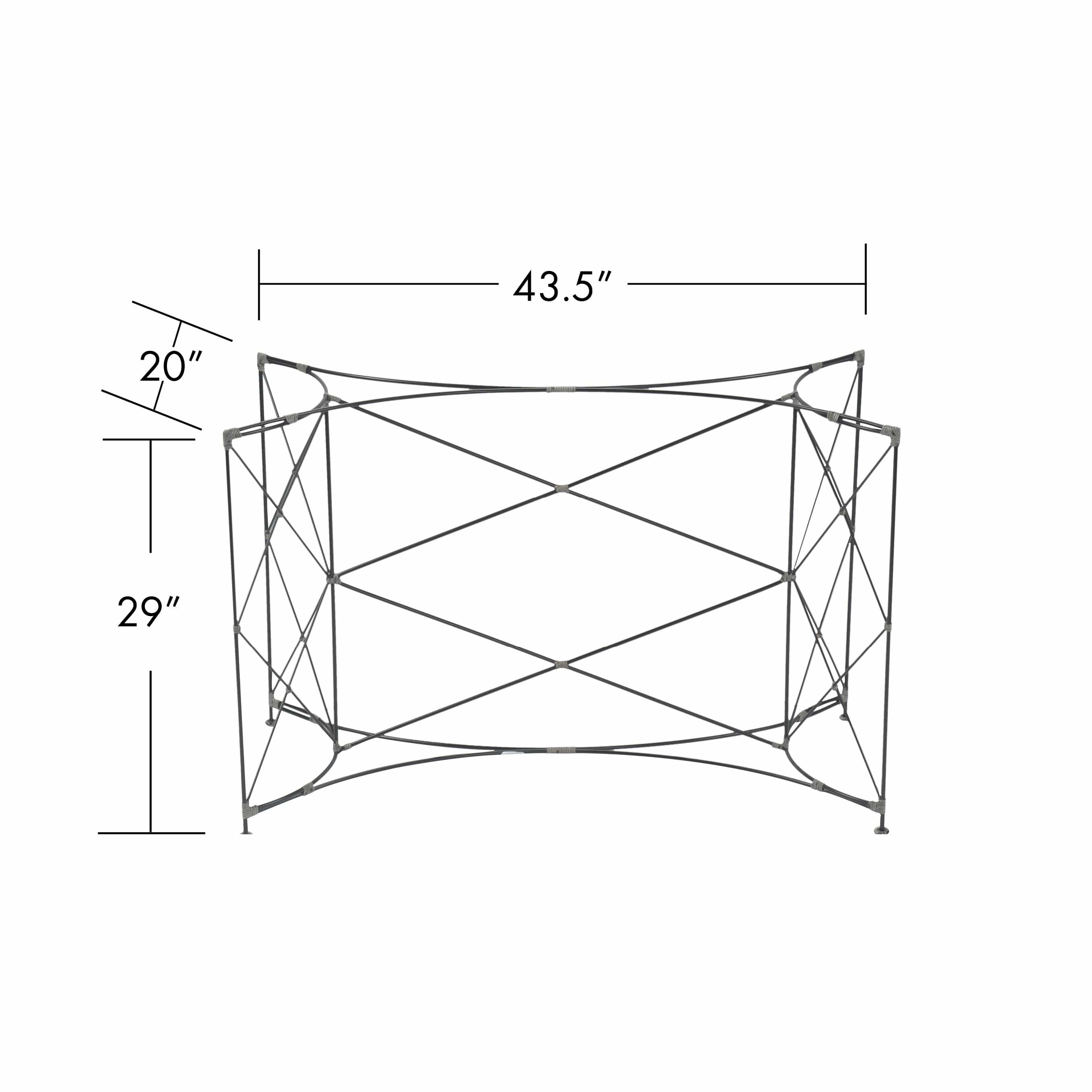 Quick Ship! Origami Table Base-Table Bases-David Francis