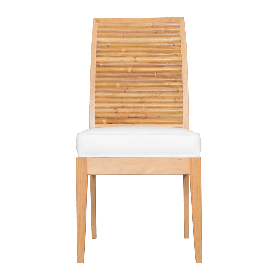 Ready To Ship - Stacked Bamboo Side Chair in Natural