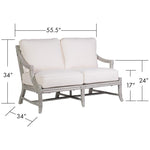 Mosaic Loveseat-Loveseats-David Francis