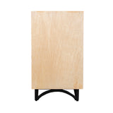 Swirl Rattan Console Table