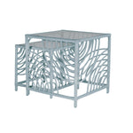 Swirl Rattan Nesting Tables-Occasional Tables-David Francis