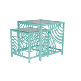 Swirl Rattan Nesting Tables-Occasional Tables-David Francis