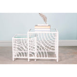 Swirl Rattan Nesting Tables-Occasional Tables-David Francis
