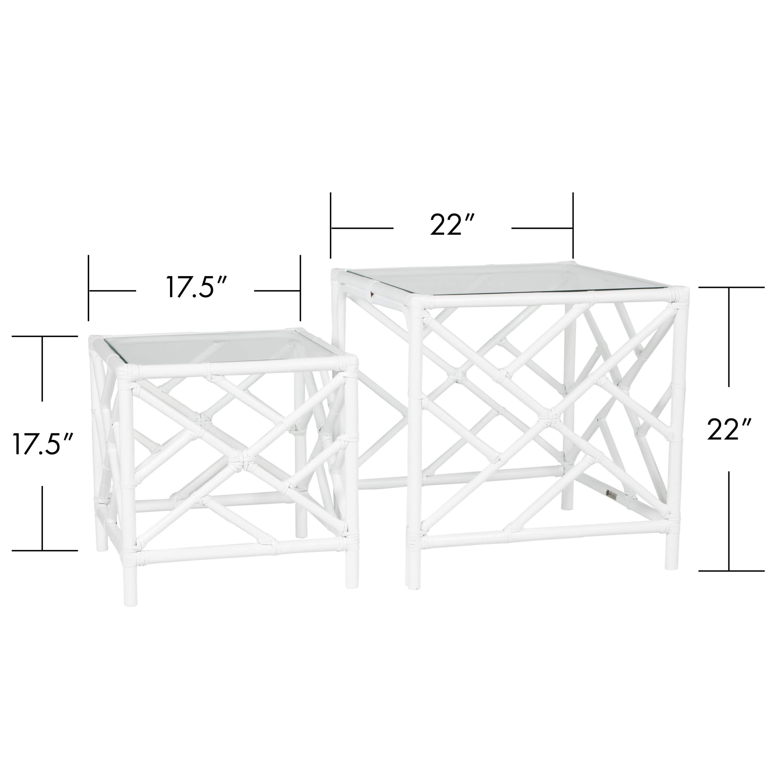 Chippendale Nesting Tables-Occasional Tables-David Francis