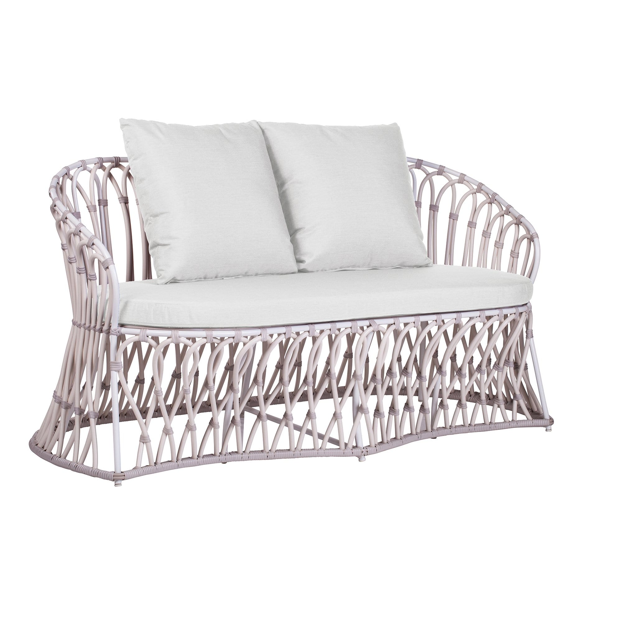 Amalfi Loveseat-Outdoor Loveseats-David Francis