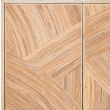 Swirl Rattan Console Table