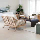 Ready To Ship - Luna Loveseat in Natural