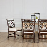 X & Diamond Side Chair