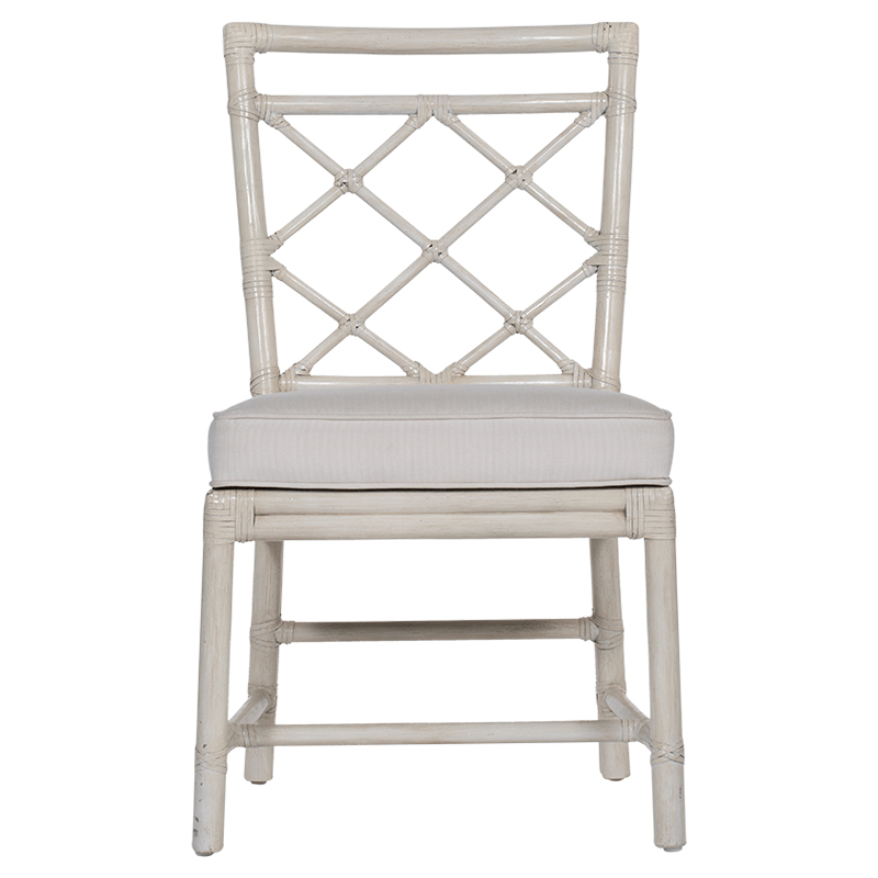 X & Diamond Side Chair-Dining Chairs-David Francis