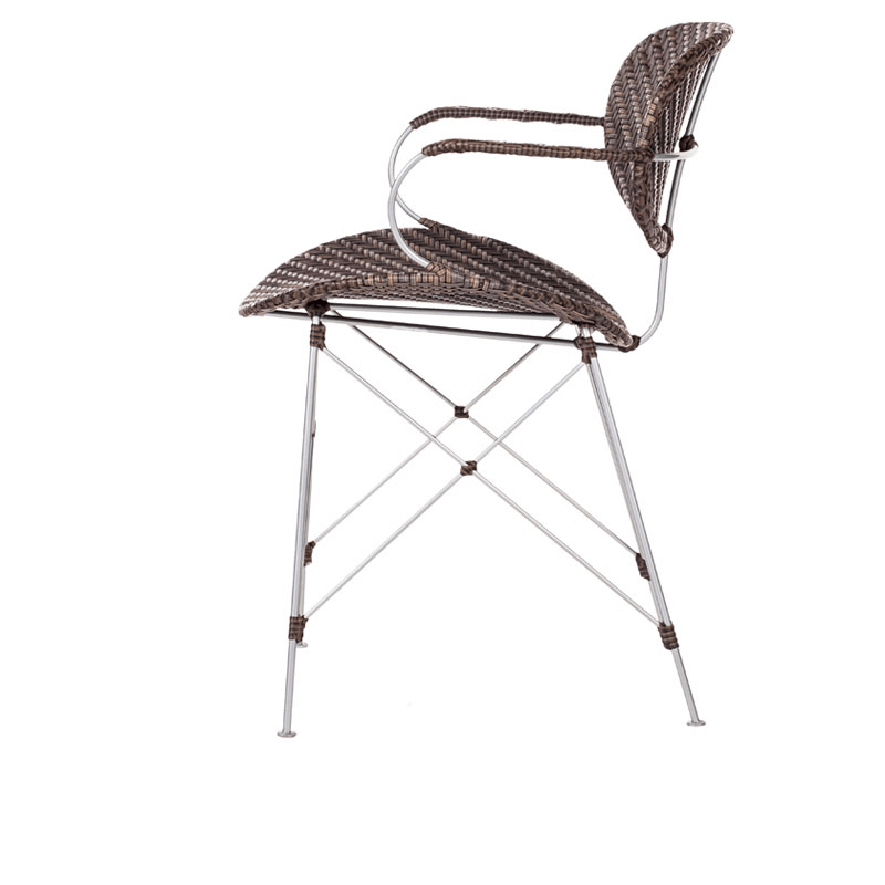 Quick Ship! Sapporo Outdoor Armchair-Outdoor Dining Chairs-David Francis