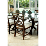 X & Diamond Side Chair-Dining Chairs-David Francis