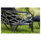 St. Tropez Loveseat-Outdoor Loveseats-David Francis