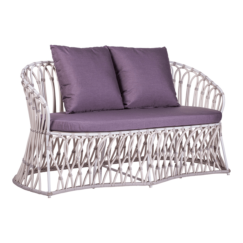 Amalfi Loveseat-Outdoor Loveseats-David Francis