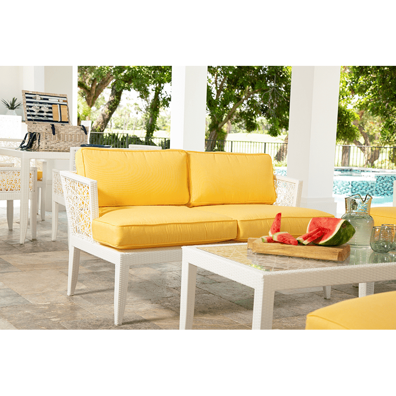 Quick Ship! Mykonos Coffee Table-Outdoor Occasional Tables-David Francis