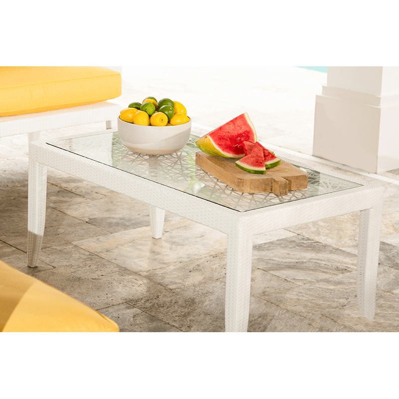 Quick Ship! Mykonos Coffee Table-Outdoor Occasional Tables-David Francis