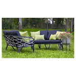 St. Tropez Loveseat-Outdoor Loveseats-David Francis