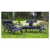 St. Tropez Loveseat-Outdoor Loveseats-David Francis