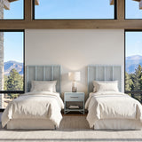 Ready To Ship - Liam Twin Headboard in Seaside Blue