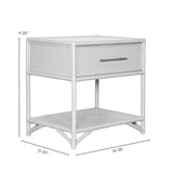 Olympia One-Drawer Nightstand